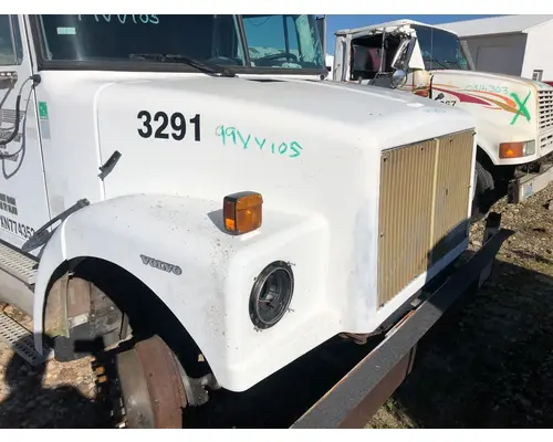 WHITE VOLVO WAH Hood