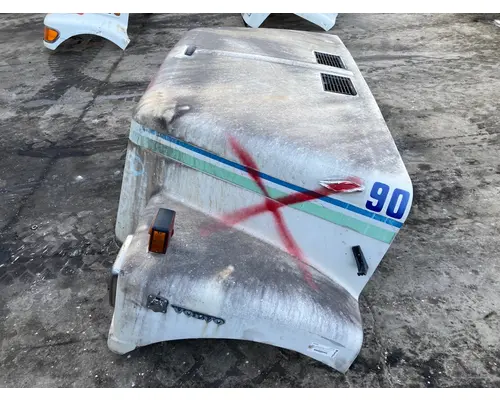 WHITE VOLVO WAH Hood