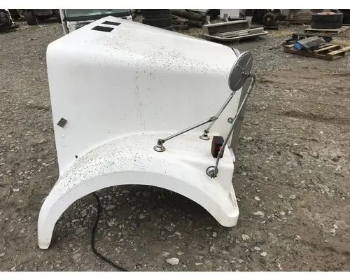 WHITE VOLVO WCM Hood
