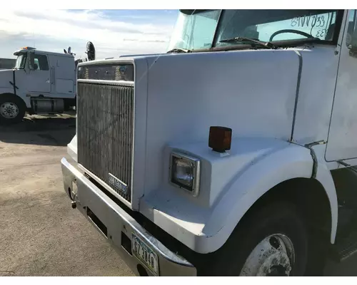 WHITE VOLVO WCS Hood