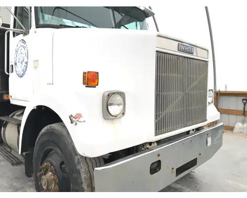 WHITE VOLVO WCS Hood