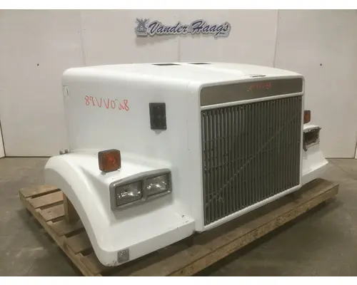 WHITE VOLVO WCS Hood