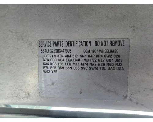 WORKHORSE W62 Drive Shaft, Rear