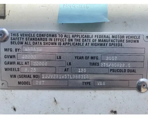 Trailer WABASH 28' x 102" S/A VN TLR RRD American Truck Sales