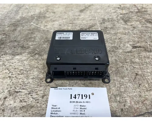 ECM (Brake & ABS) WABCO 400 850 366 0 West Side Truck Parts