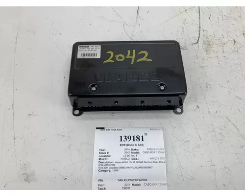 ECM (Brake & ABS) WABCO 446 003 752 0 West Side Truck Parts