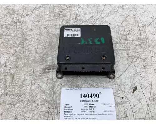 ECM (Brake & ABS) WABCO 446 004 602 0 West Side Truck Parts