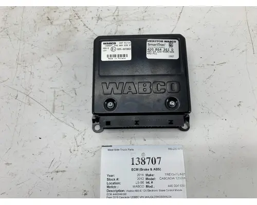 ECM (Brake & ABS) WABCO 446 004 639 0 West Side Truck Parts