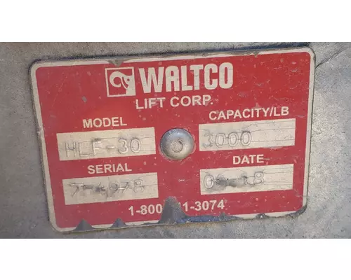 Waltco HLF-30 Liftgates  Tailgates