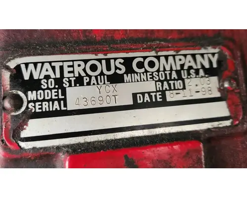 Waterous Other Transfer Case Assembly
