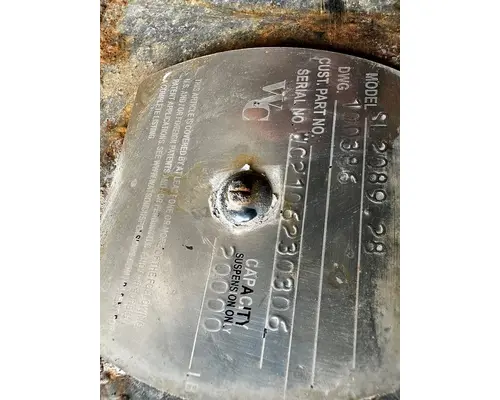 Watson chalin SL20 Tag Axle