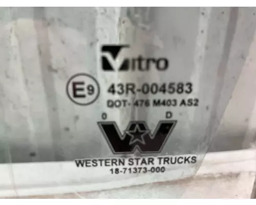 Western Star Trucks 5700 Door Glass, Front