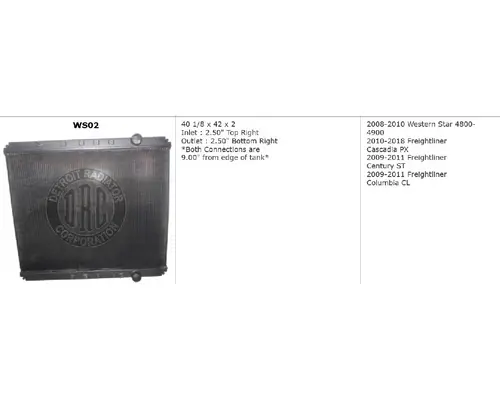 Radiator WESTERN STAR 4900_WS02 Valley Heavy Equipment