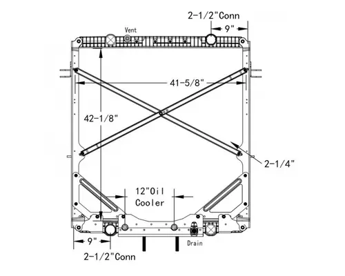 Radiator WESTERN STAR 4900 LKQ Western Truck Parts