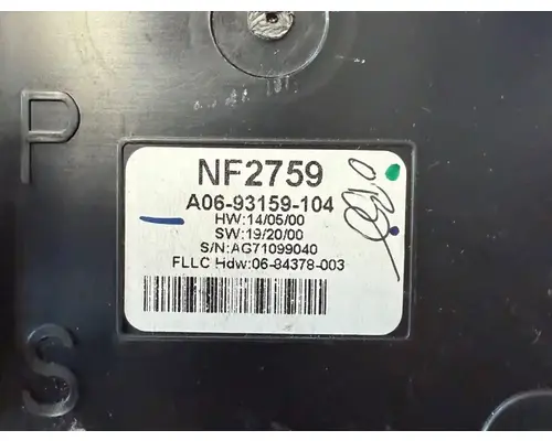 Western Star 5700 Instrument Cluster