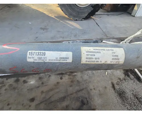 Workhorse Custom Chassis P42 Drive Shaft, Rear