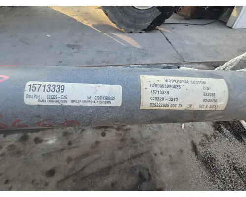 Workhorse Custom Chassis P42 Drive Shaft, Rear