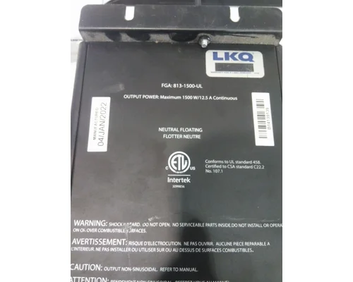 XANTREX 813-1500-UL POWER INVERTER (NON HYBRID)