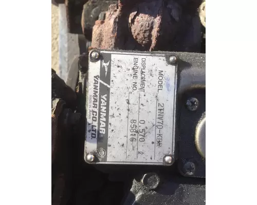 YANMAR 2TNV70-KBR AUXILIARY POWER UNIT