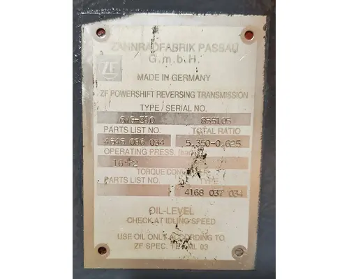 ZF 15331967 Transmission Assembly