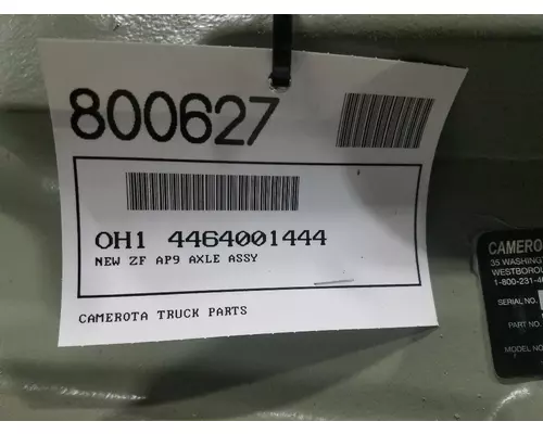 ZF 4464001471 Axle Assembly, Rear