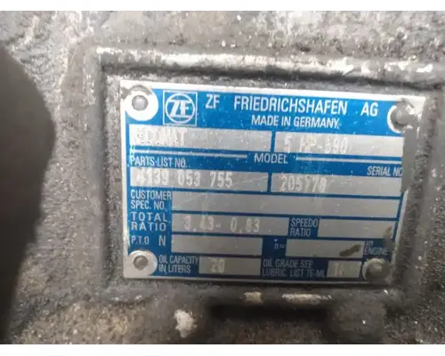 ZF ECOMAT 5HP-590 Transmission Assembly