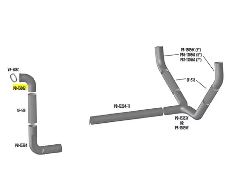 manufacturer model Exhaust Pipe