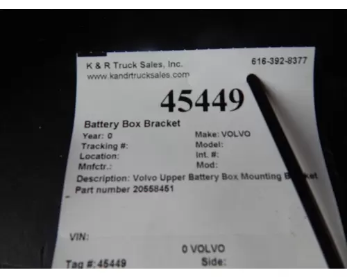   Battery Box Bracket