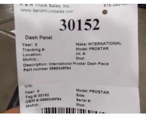   Dash Panel