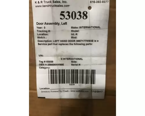   Door Assembly