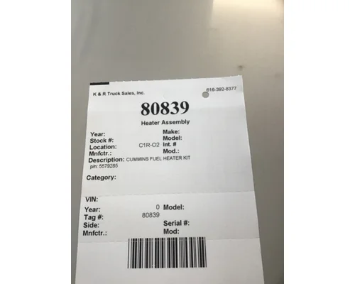 Heater Assembly OEM# 5579285 in Holland, MI $41.99 #80839