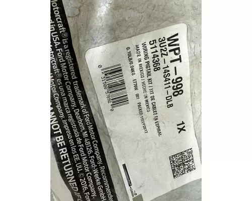  Miscellaneous Parts