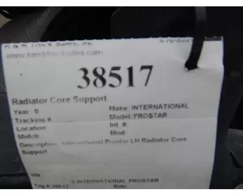   Radiator Core Support