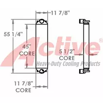 Charge Air Cooler (ATAAC) Caterpillar 349 Active Radiator