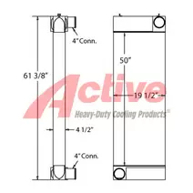 Charge Air Cooler (ATAAC) Caterpillar C18 Industrial Engine Active Radiator