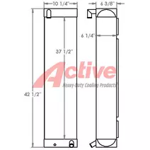 Engine Oil Cooler Caterpillar D6K Active Radiator