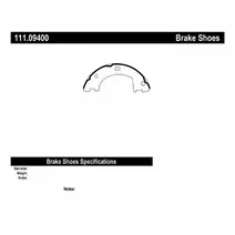 Brake Shoes CENTRIC  Frontier Truck Parts