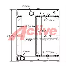 Cooling Assy. (Rad., Cond., ATAAC) Detroit Diesel 475 HP Active Radiator