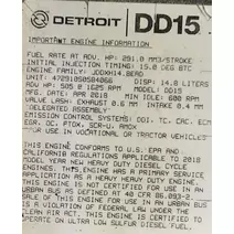 ENGINE ASSEMBLY DETROIT DD15 (472910)