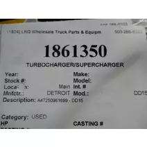 Turbocharger / Supercharger DETROIT DD15 LKQ Wholesale Truck Parts