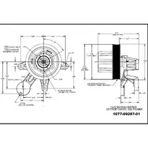 Fan Clutch DETROIT S60dd5-Kysor_1077-09287-01 Valley Heavy Equipment