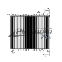 Radiator FORD F800 LKQ Heavy Truck - Tampa