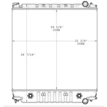 Radiator FREIGHTLINER Business Class M2 106 Frontier Truck Parts