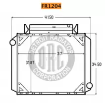 Radiator FREIGHTLINER FLD_FR1204