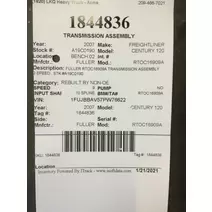 TRANSMISSION ASSEMBLY FULLER RTOC16909A