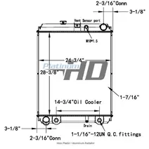 Radiator HINO 145 Frontier Truck Parts