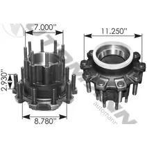 Hub HUB PILOTED - STEEL 10 LUG LKQ Western Truck Parts