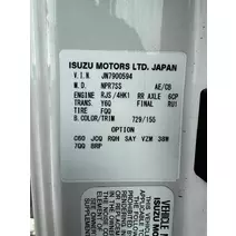Engine Assembly ISUZU 4HK1TC Dutchers Inc   Heavy Truck Div  NY