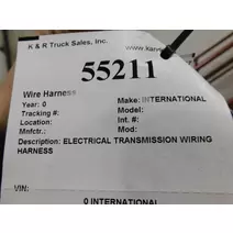 Wire Harness, Transmission INTERNATIONAL  K &amp; R Truck Sales, Inc.