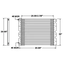 Air Conditioner Condenser INTERNATIONAL 4900 LKQ KC Truck Parts - Inland Empire